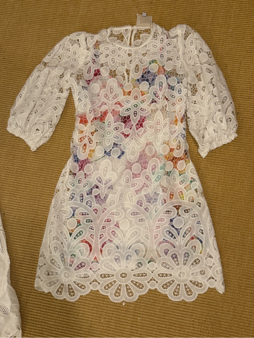 Johnny was Lisetta lace mini dress with floral slip - Picture 11 of 11